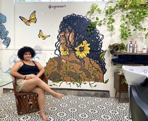 Natural culture | Murals by AGONZA | Love Culture Salon in Providence