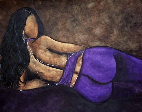 Violet | Watercolor Painting in Paintings by LaShonda Scott Robinson