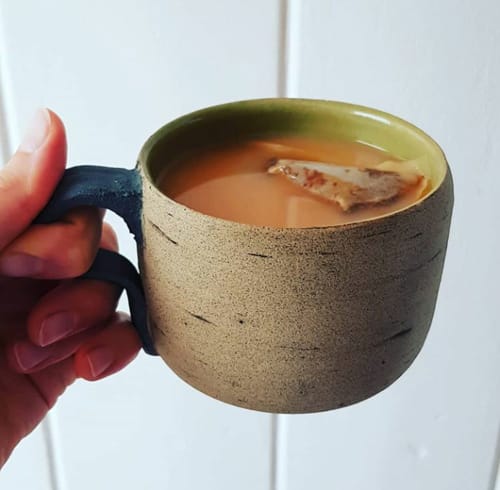 Happy Cup - River | Cups by Karen Dawn Curtis - Ceramic Artist