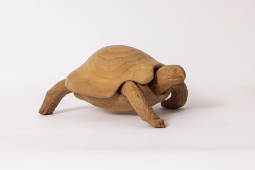 (Strength in Serenity) – A Yew Wood Masterpiece | Decorative Objects by Holzkunst Samuel Meisinger