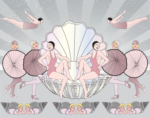 DECBH01, (Deco Beach) | Wallpaper in Wall Treatments by ART DECOR DESIGNS