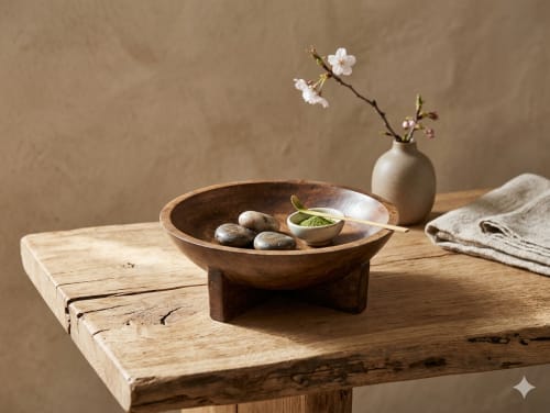 The Heritage Pedestal Bowl | Decorative Bowl in Decorative Objects by Famous Art Group Of Industries
