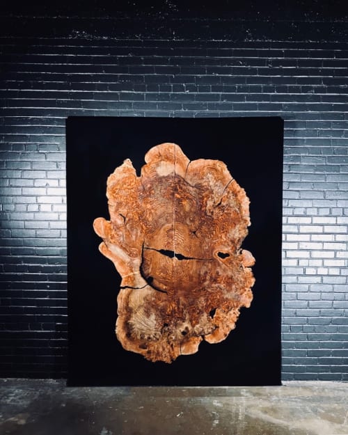 Claro Walnut Burl Epoxy Casted Barn Doors | Furniture by Live Edge Lust