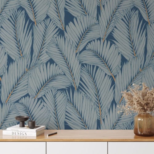 Island Frond Wallpaper | Wall Treatments by Patricia Braune