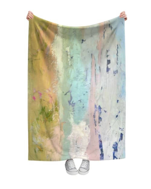 Belgian Linen Fabric Art Panel: Cherished by Dorothy Fagan | Textiles by Dorothy F