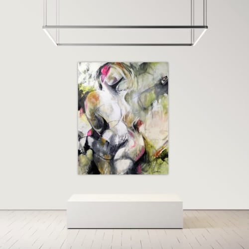 SOLD: Original Fine Art, Rhyme or Reason, 60x48. | Mixed Media by Jeanette Jarville, BFA Emily Carr University of Art