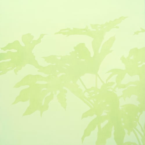 Spring Garden: 24 x 24" original oil painting on wood panel | Oil And Acrylic Painting in Paintings by Christine So