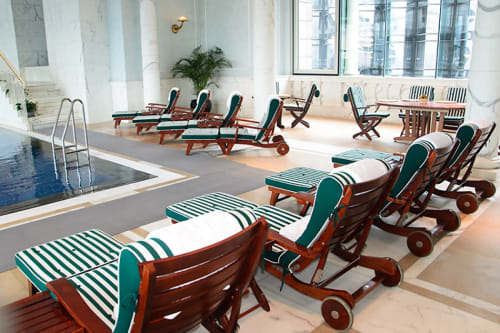 Peninsula Hong Kong - Custom made pool beds | Furniture by Il Giardino di Legno