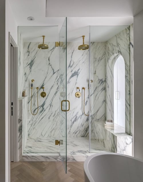 Arabescato Cervaiole | Tiles by ABC Stone | Private Residence, New York in New York