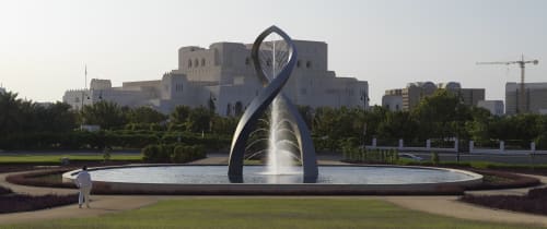 Arches Sculpture | Public Sculptures by Giles Rayner | Royal Opera House Muscat in Muscat