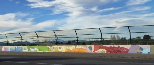 Evans Bridge Mural | Street Murals by Michele Brown