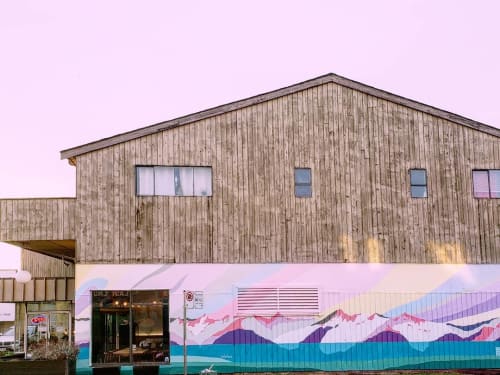 Colorful Pastel Mural | Street Murals by Ciele Rose | Dachi Vancouver in Vancouver