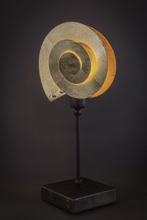 "Life in Spiral" | Table Lamp in Lamps by F+M FOS - Anna Maria Fragiskos Bitros