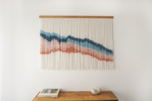 Hand dyed wall hanging - 501 | Wall Hangings by WOOL + ROPE