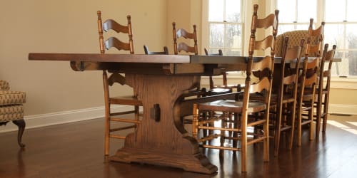Tucker Trestle Table | Tables by Carolina Farm Table