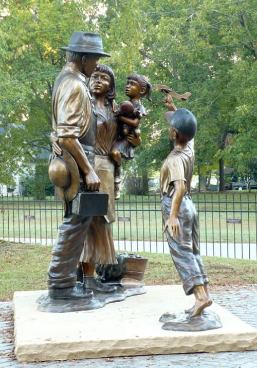 Unsung Heroes by Gary Alsum, NSG | Public Sculptures by JK Designs and the National Sculptors' Guild