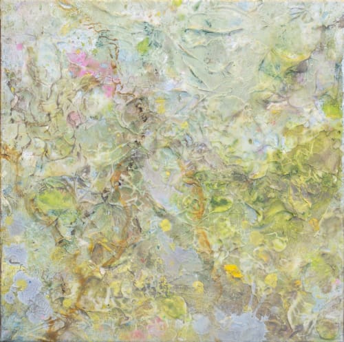 Shangri La Mosaic 6, 8 | Paintings by Jill Krutick | Jill Krutick Fine Art in Mamaroneck