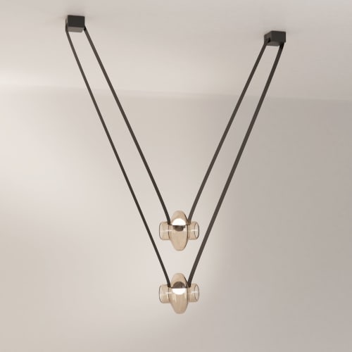 Etat-des-Lieux 2A Pendant, Adaptative Lighting System | Pendants by Studio d'Armes