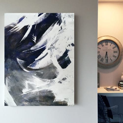 Opposites Attract | Oil And Acrylic Painting in Paintings by Lynette Melnyk