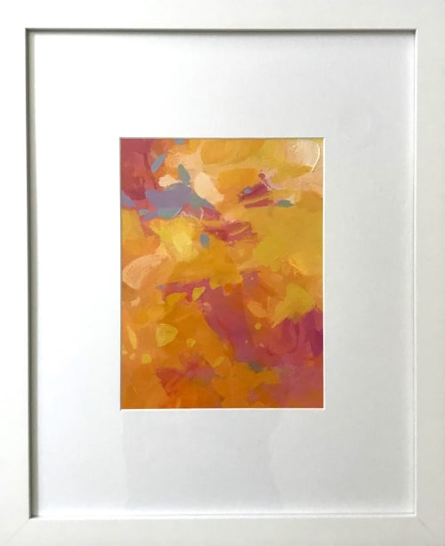 "Sitting with Love", Original Oil Painting, Framed | Oil And Acrylic Painting in Paintings by Cameron Schmitz