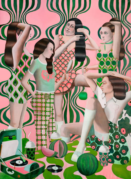 Teenagers | Paintings by EDVARDA