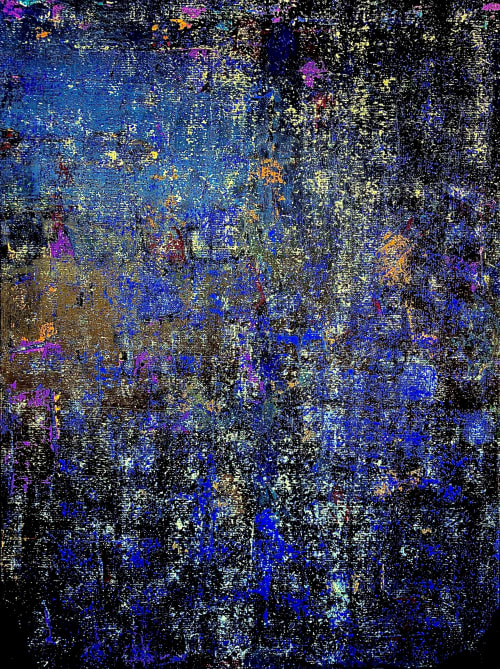 Digital Nights | Oil And Acrylic Painting in Paintings by Dutch Montana Art | Private Residence - Corona Del Mar, Newport Beach in Newport Beach