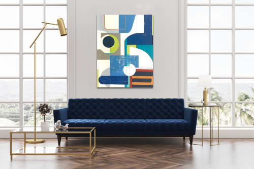 Catch you on the Flipside | Mixed Media by TS ModernArt Studio