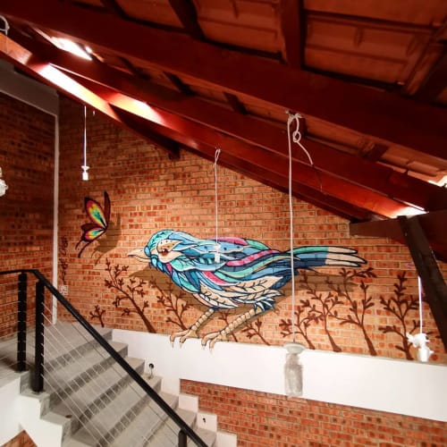 Humming Bird | Murals by Kenji Chai | D'Story Brickhouse @ OKW in Melaka