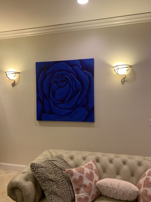 Blue Rose | Paintings by Katy Lynch