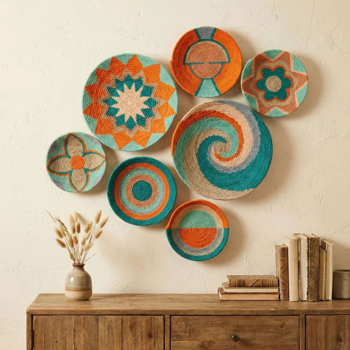 Set of 7 Basket Wall Decor | Decorative Plate in Decorative Objects by Sarmal Design