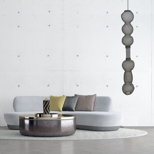 Steel Wire Mesh Hanging Sculpture #16 | Wall Sculpture in Wall Hangings by Anne Lindsay