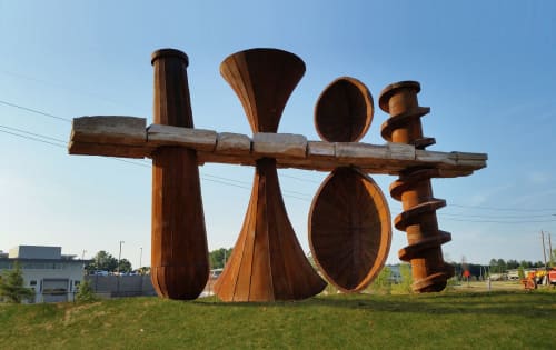 Communicating Vessels, 2015 | Public Sculptures by Ilan Averbuch