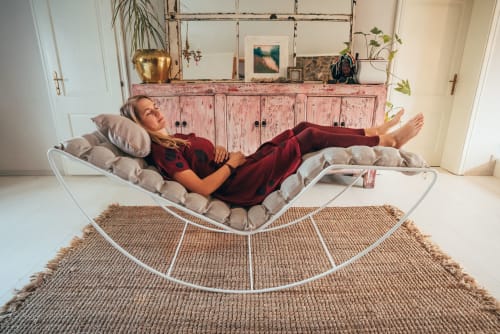 Lefkada | Rocking Chair in Chairs by Linda Vrňáková