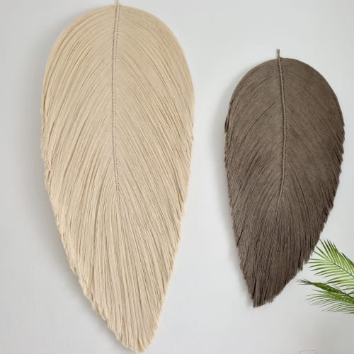 Set Of 5 Feet & 4 Feet Humongous Leaf | Wall Hangings by YASHI DESIGNS