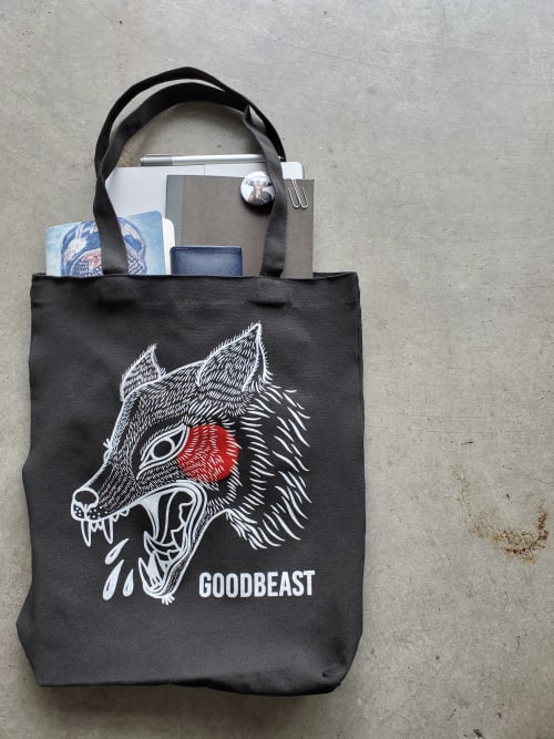 Wolf Tote Bag | Apparel & Accessories by GoodBeast