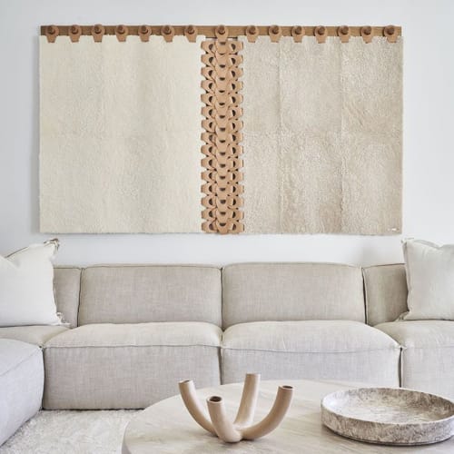 Vertebrae Tapestry X | Wall Hangings by Moses Nadel