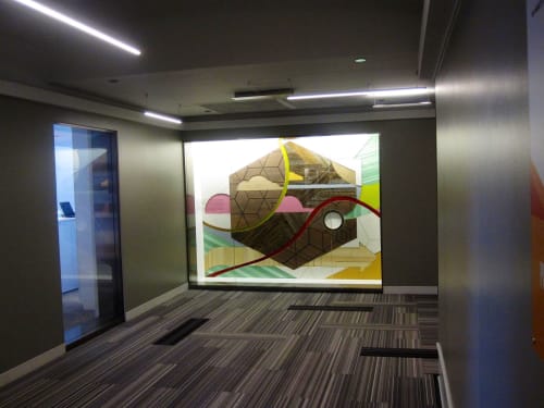 OFS Brands Mural | Murals by Chris Silva | OFS Brands, West Merchandise Mart Plaza, Chicago, IL in Chicago