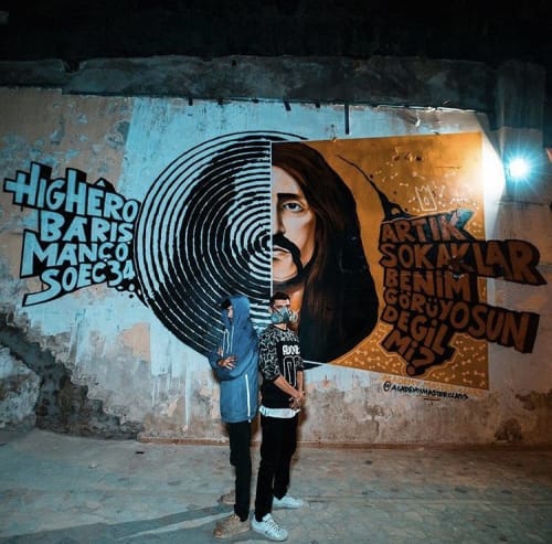 Barış Manço | Murals by Highero | İstanbul in Istanbul