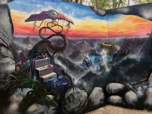 Mural | Street Murals by Mysterylias Arts | Spirit of the Suwannee Music Park in Live Oak