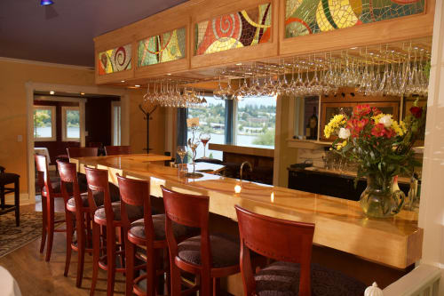 Illuminated Mosaic Panels | Art & Wall Decor by JK Mosaic, LLC | Swing Wine Bar in Olympia