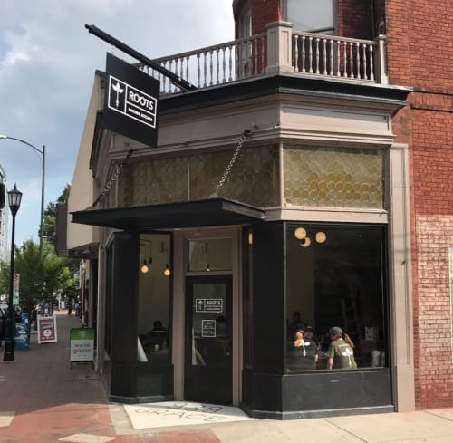 Custom Chandelier for Roots | Chandeliers by CP Lighting | Roots Natural Kitchen in Richmond
