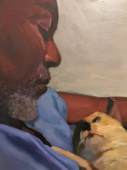 Angel and me | Paintings by Joseph Pearson | Asheville in Asheville