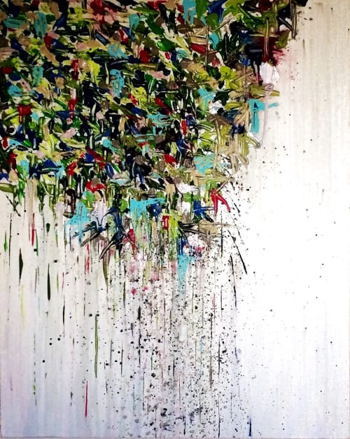 'Tree Falling' | Paintings by Christina Twomey Art + Design