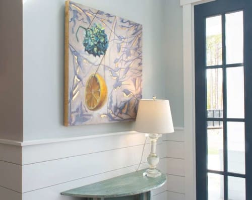 Looking | Paintings by Andie Paradis Freeman | Hagood Homes at St. James Plantation in Southport