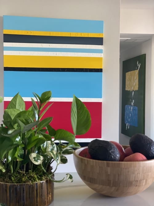 Strips | Paintings by Hugo Auler Jr. Art | Playa Vista in Los Angeles