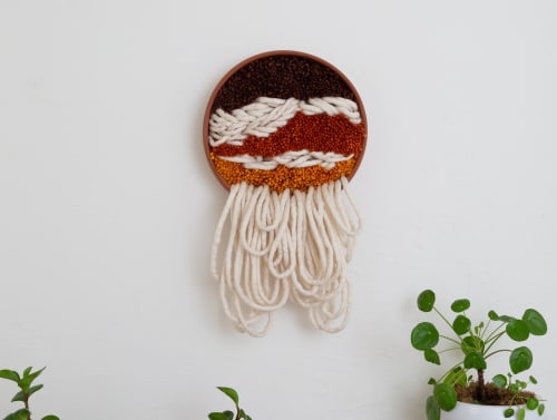 HYBERNATE | Tapestry in Wall Hangings by Keyaiira | leather + fiber | Artist Studio in Santa Rosa