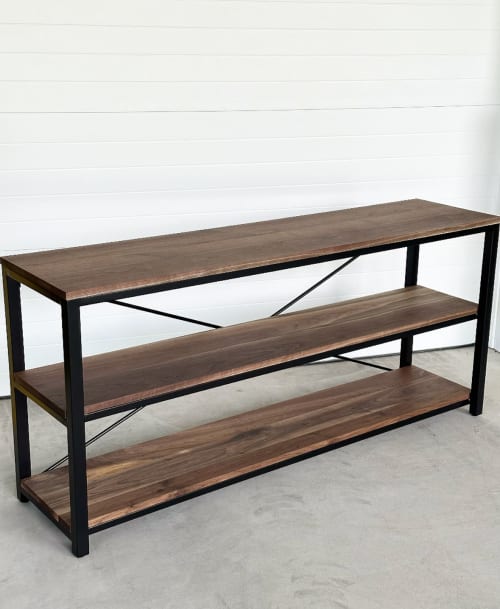 Walnut Console Table | Tables by The Rustic Hut