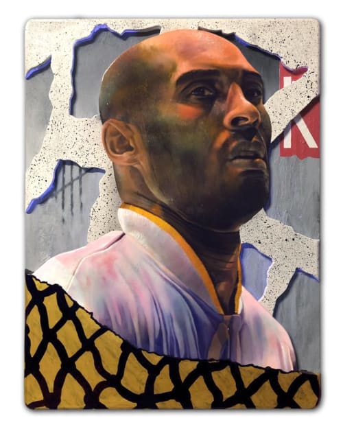 Mamba | Paintings by Kevin 'Ohnoes' Gold