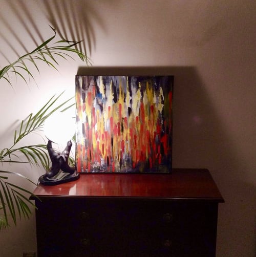 Autumn Fire | Paintings by KARDIMAGO | Uccle in Brussels