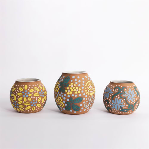 Flower Pots | Vases & Vessels by Tina Fossella Pottery